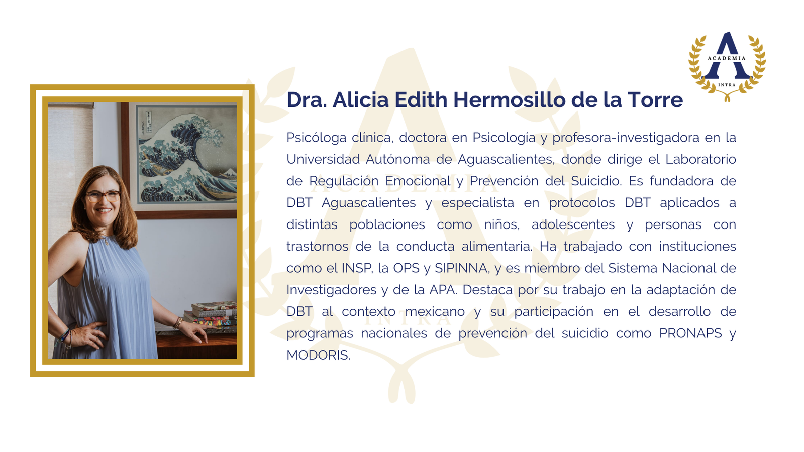 Dra. Alicia Edith Hermosillo de la Torre